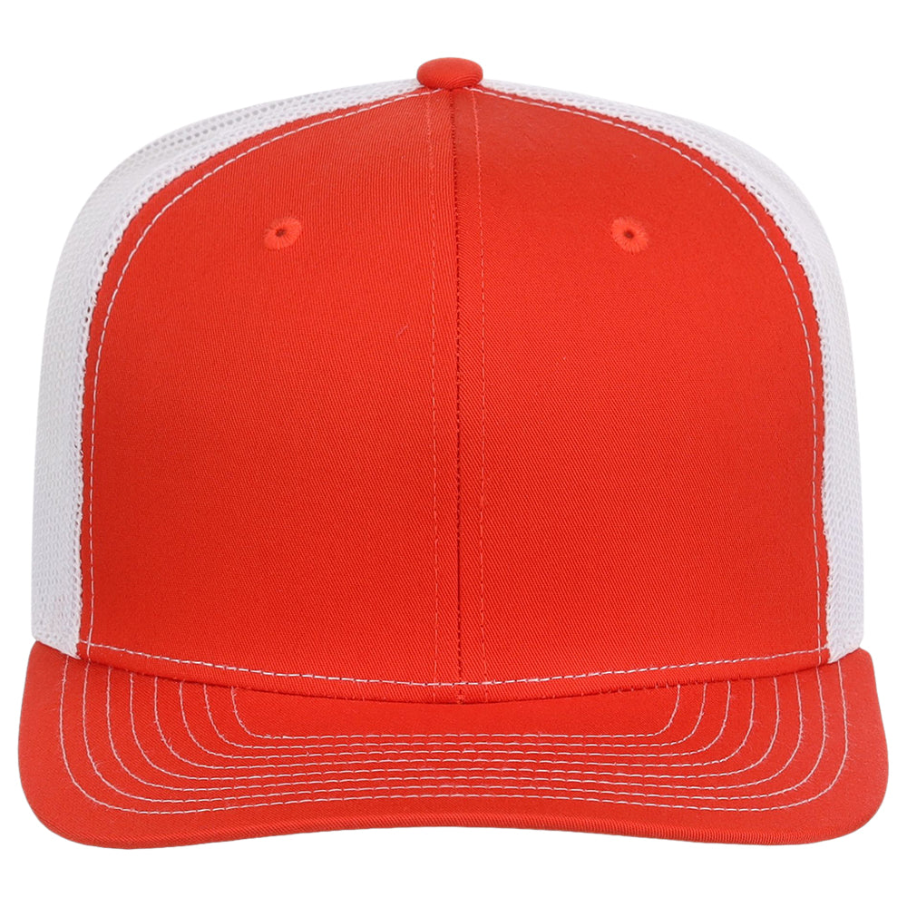 Richardson 112 Trucker - Orange/White