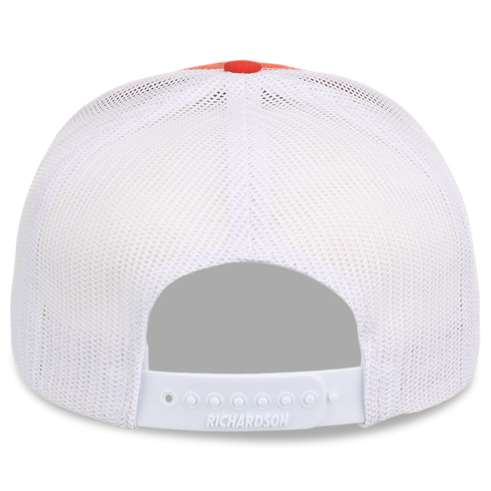 Richardson 112 Trucker - Orange/White