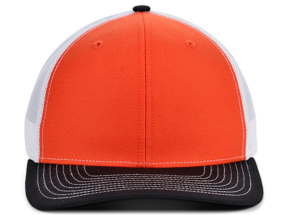 Richardson 112 Trucker - Orange/White/Black