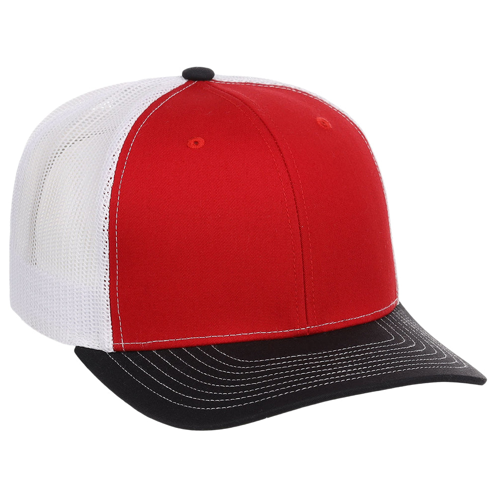 Richardson 112 Trucker - Red/White/Black