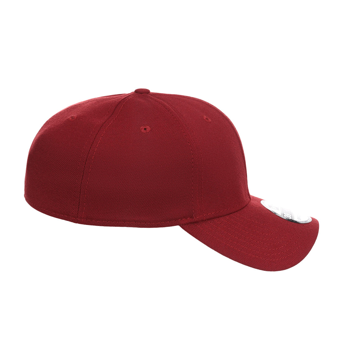 New Era Blank Poly 39THIRTY Cap - Cardinal Red