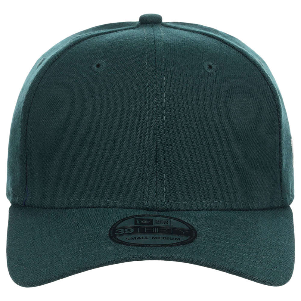 New Era Blank Poly 39THIRTY Cap - Dark Green