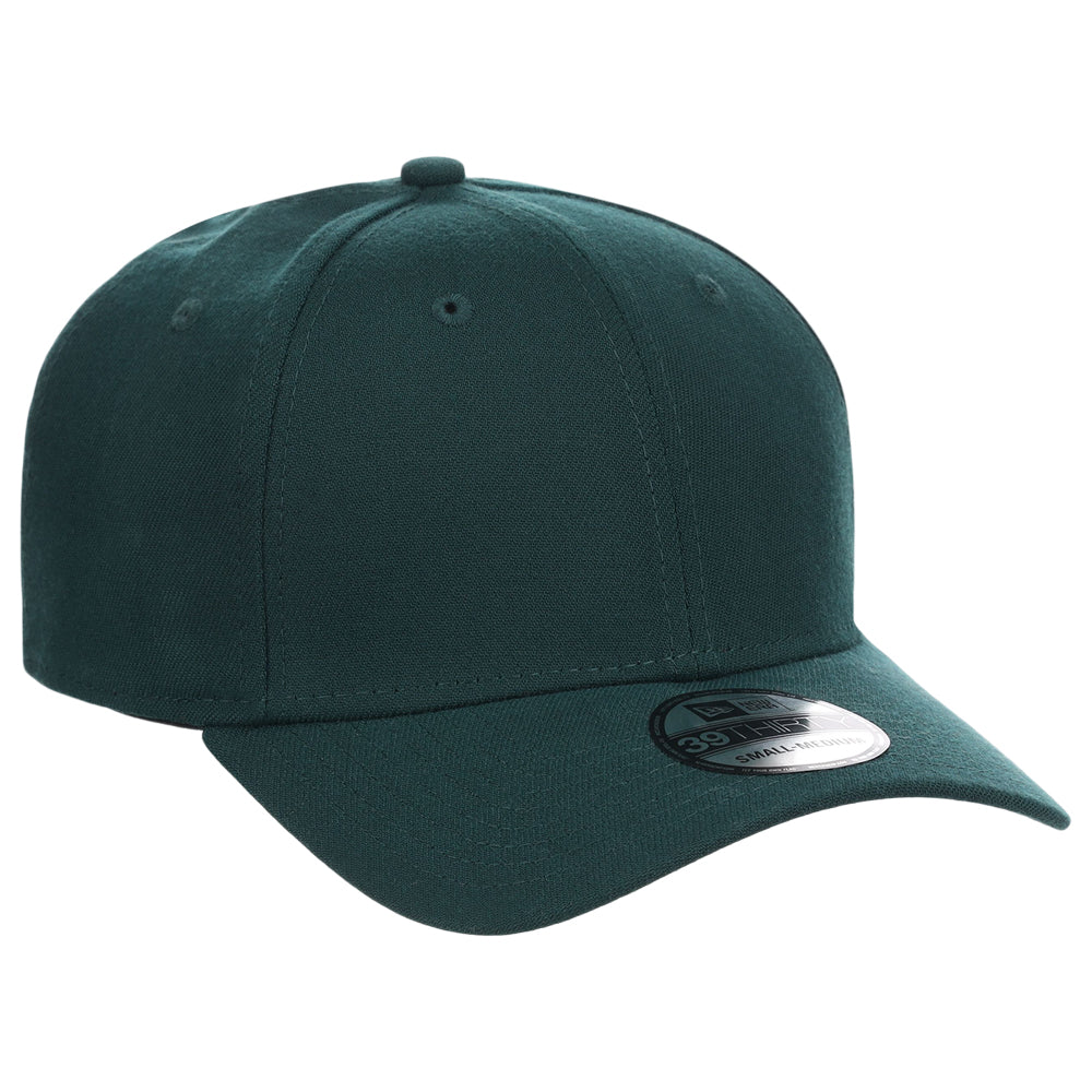 New Era Blank Poly 39THIRTY Cap - Dark Green