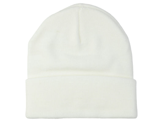 Solid Cuff Knit - White