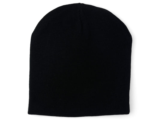 Solid Non Cuff Knit - Black