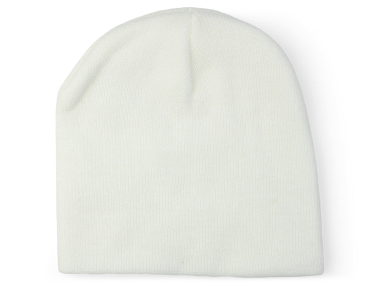 Solid Non Cuff Knit - White