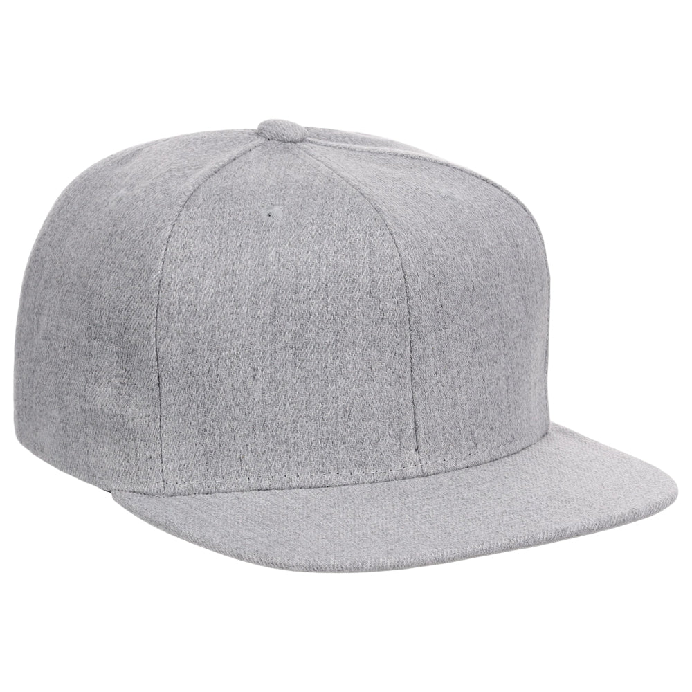 Mitchell & Ness Blank Fitted - Heather Grey