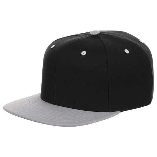 YP Classics 2-Tone Snapback - Black/Silver