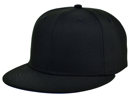 Crowns By Lids Full Court Fitted UV Cap - Black/Royal Blue