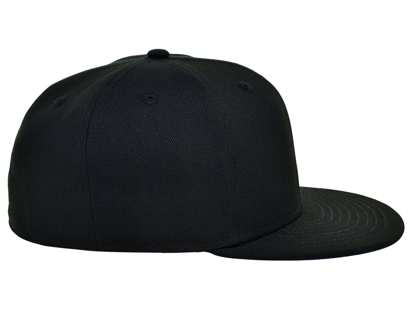 Crowns By Lids Full Court Fitted UV Cap - Black/Royal Blue
