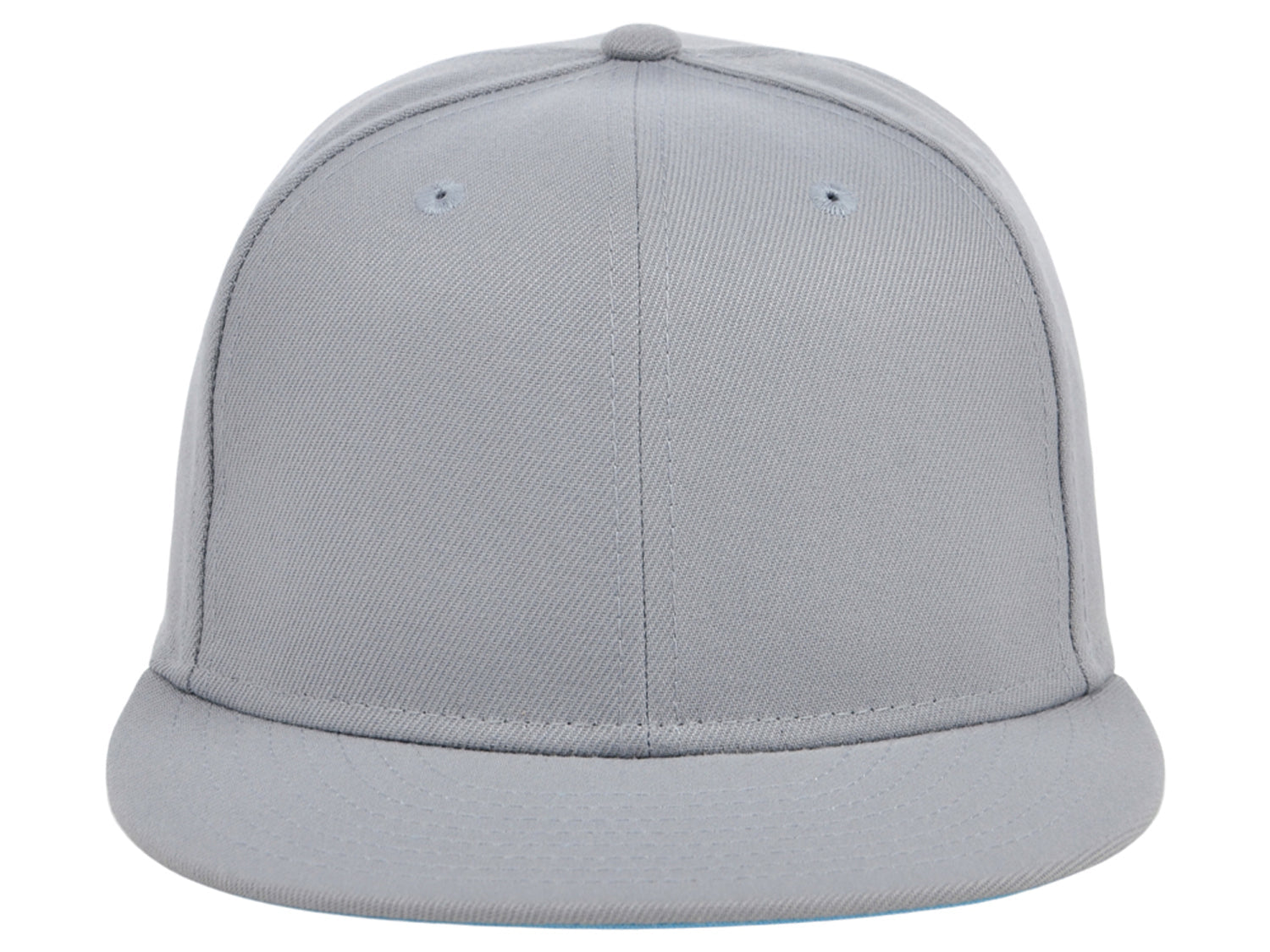 Crowns By Lids Full Court Fitted UV Cap - Light Grey/Sky Blue