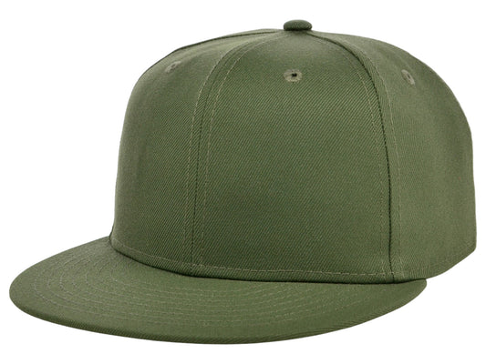 Crowns By Lids Full Court Fitted UV Cap - Olive/Camo