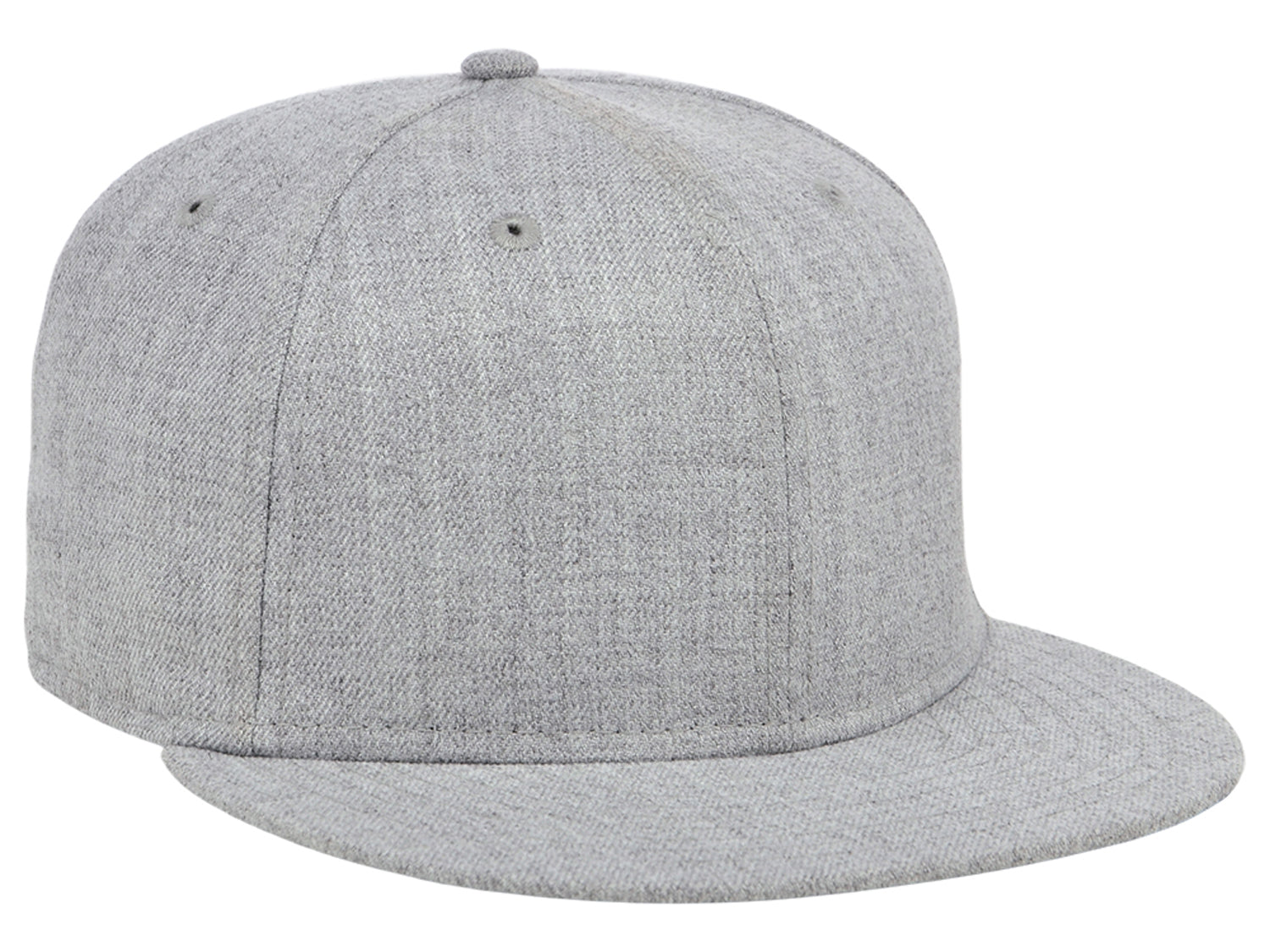 Crowns By Lids Full Court Fitted Cap - Heather Grey