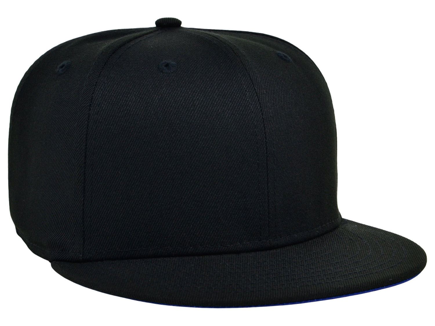 Crowns By Lids Dime Snapback UV Cap - Black/Royal Blue