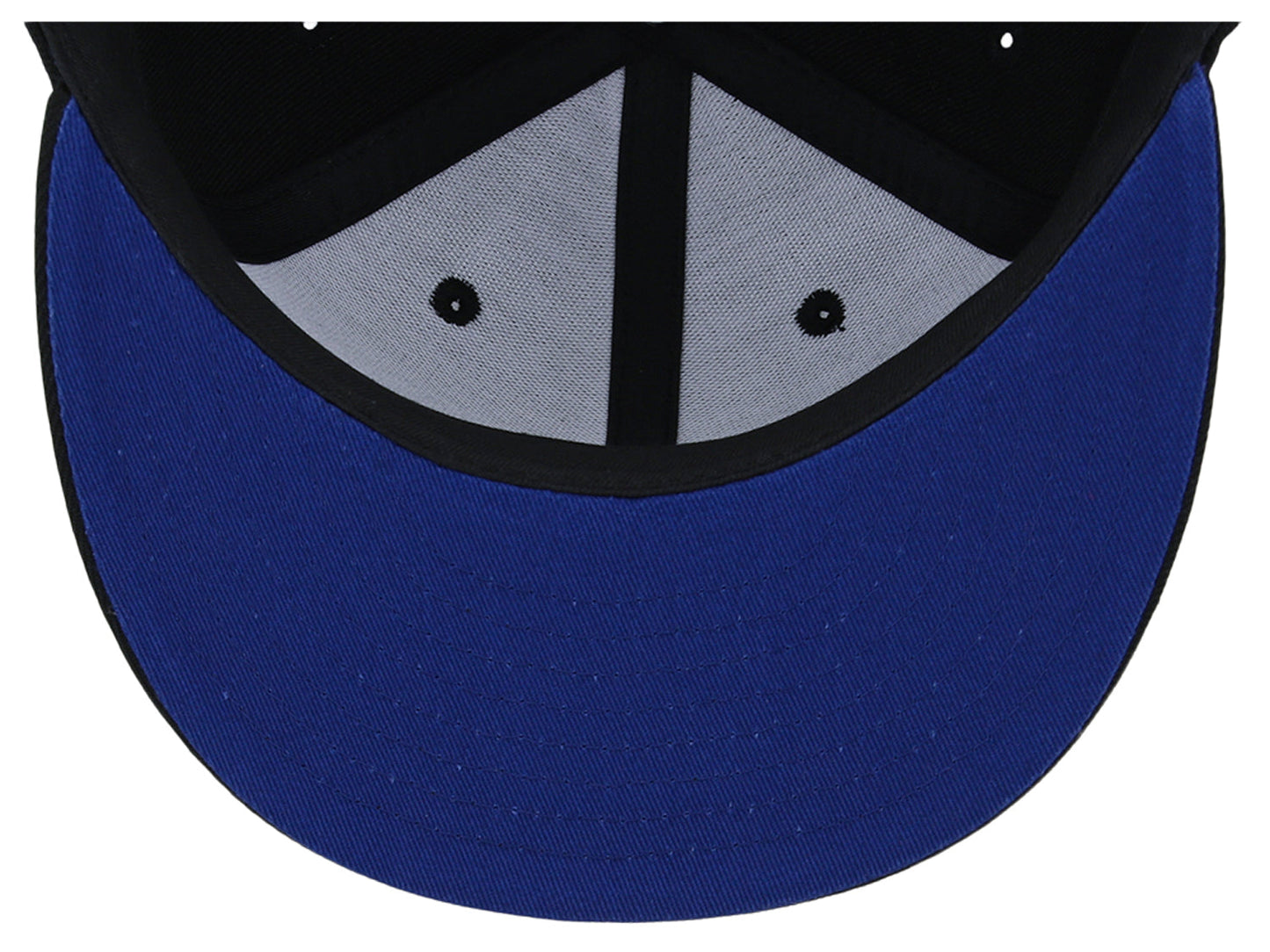 Crowns By Lids Dime Snapback UV Cap - Black/Royal Blue