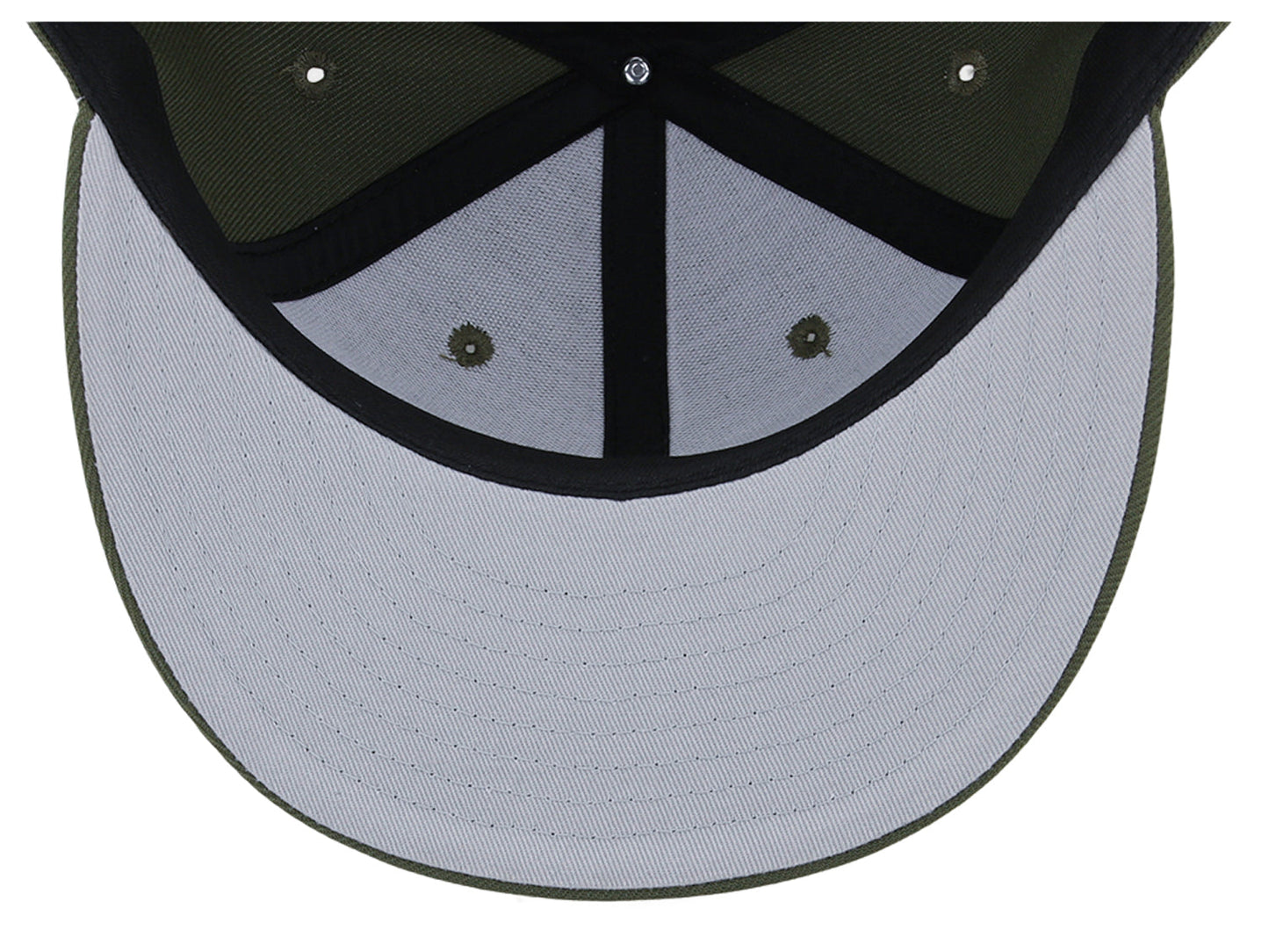Crowns By Lids Dime Snapback Cap - Olive