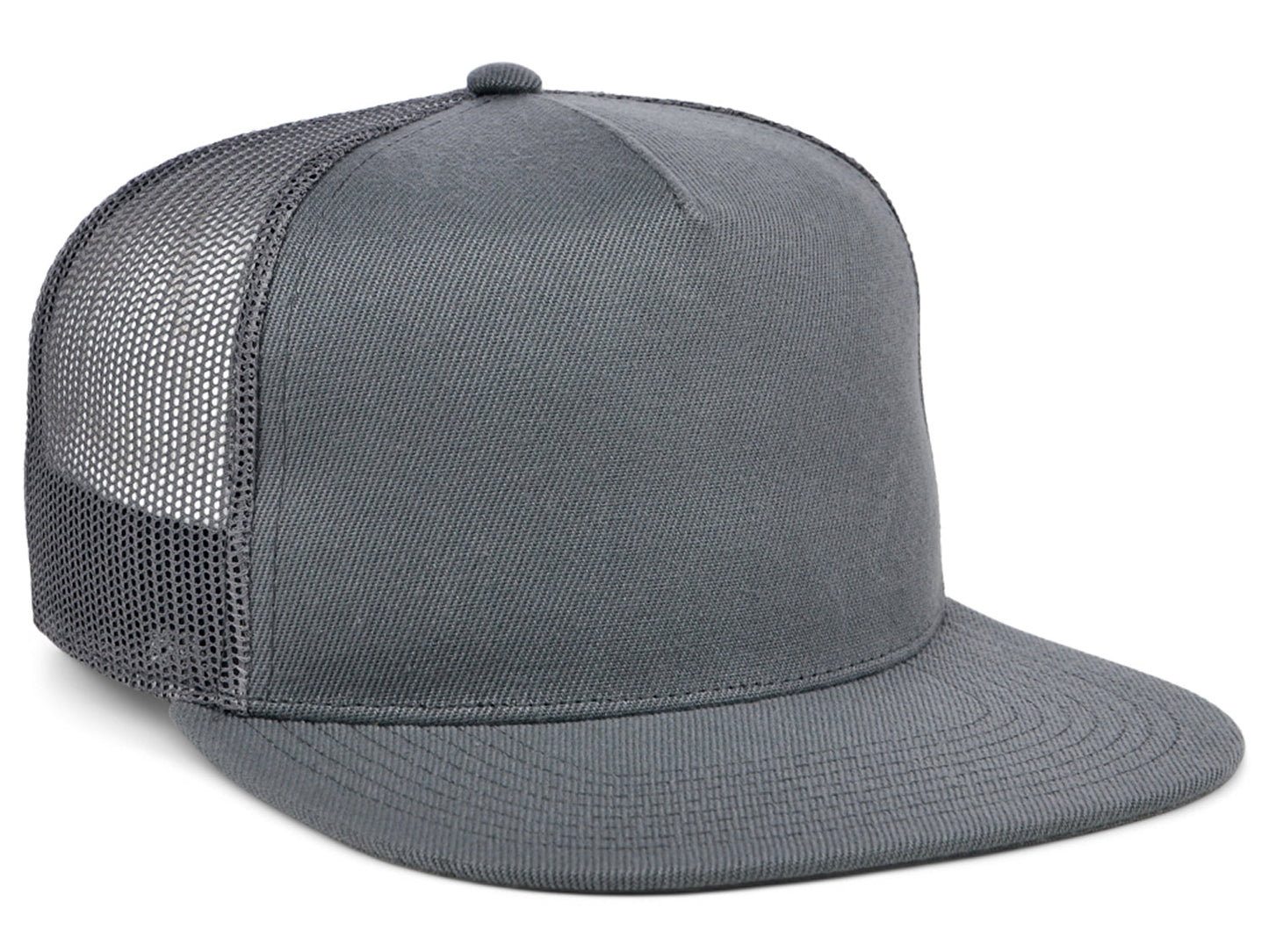 Crowns by Lids Essential 5-Panel Trucker - Charcoal