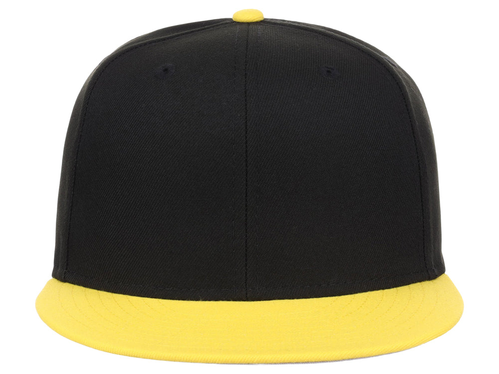 Crowns By Lids Full Court Fitted Cap - Black/Yellow