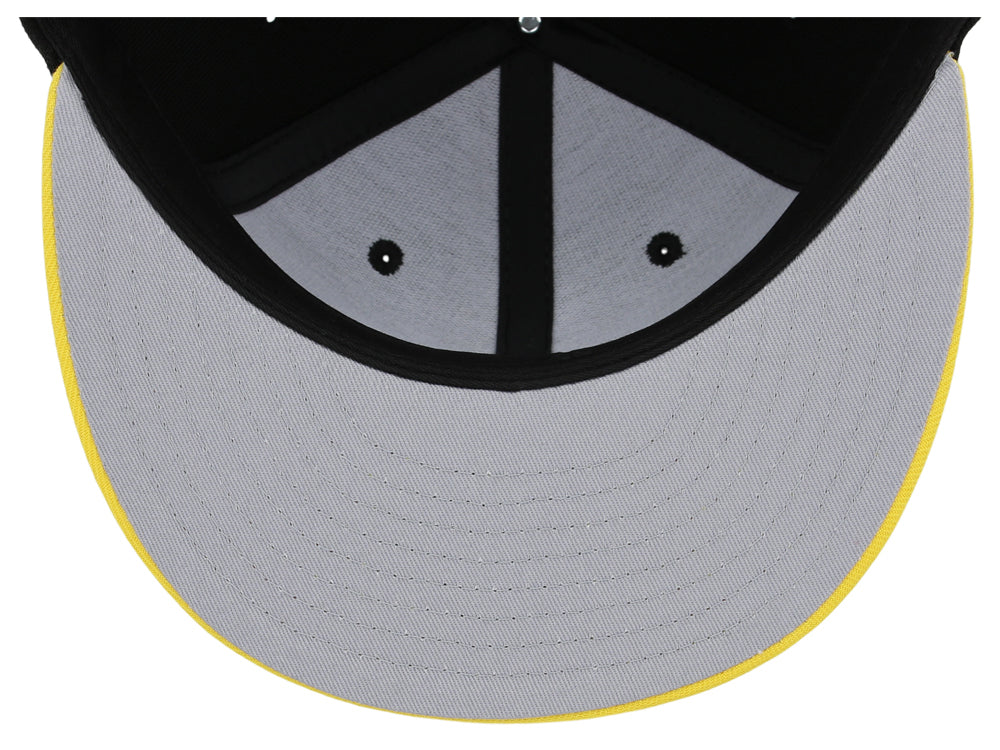 Crowns By Lids Full Court Fitted Cap - Black/Yellow