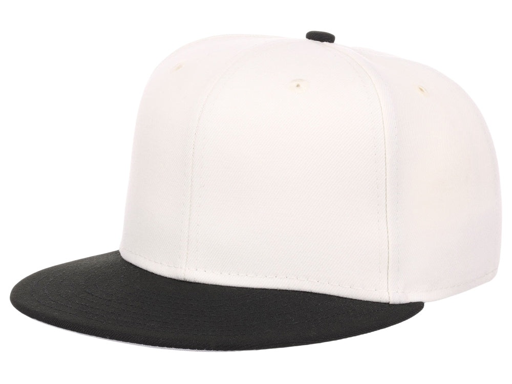 Crowns By Lids Full Court Fitted Cap - Ivory/Black