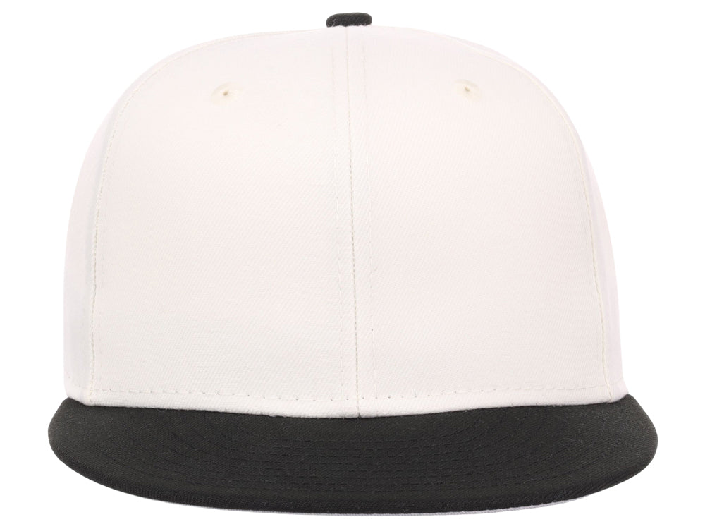 Crowns By Lids Full Court Fitted Cap - Ivory/Black