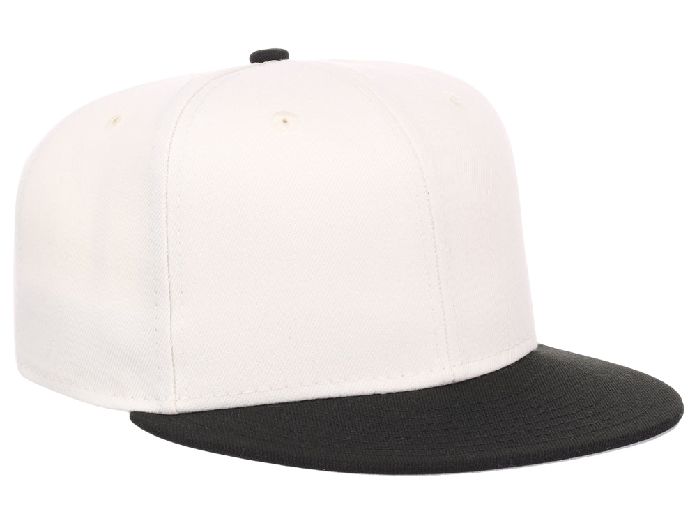 Crowns By Lids Full Court Fitted Cap - Ivory/Black