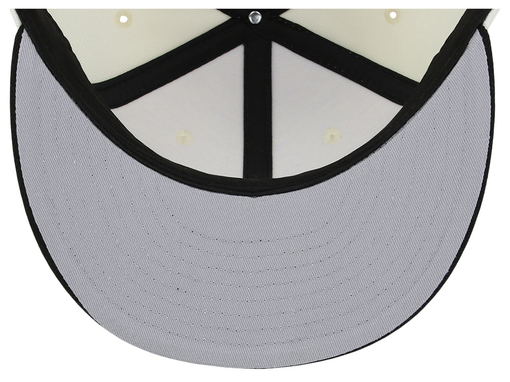Crowns By Lids Full Court Fitted Cap - Ivory/Black