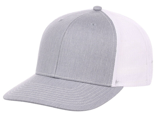 Crowns By Lids Slam Dunk Trucker Cap - Heather Grey/White
