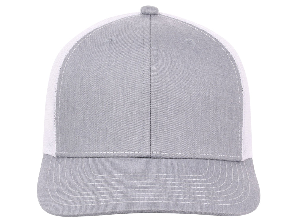 Crowns By Lids Slam Dunk Trucker Cap - Heather Grey/White