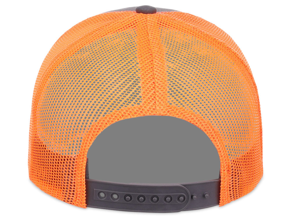 Crowns By Lids Slam Dunk Trucker Cap - Charcoal/Neon Orange