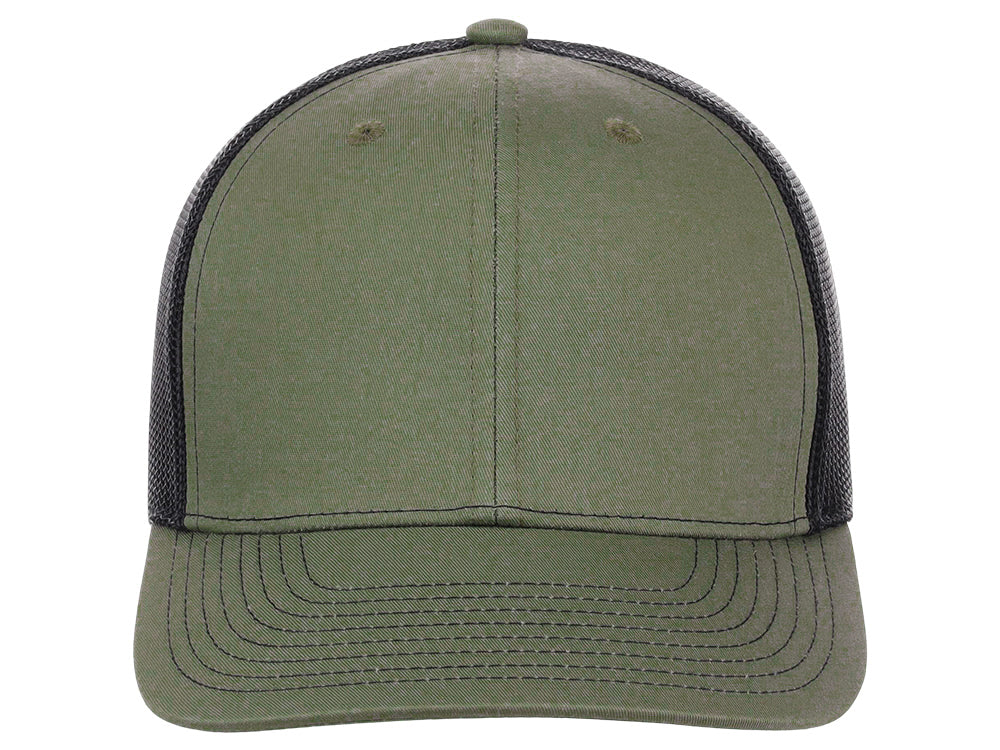 Crowns By Lids Slam Dunk Trucker Cap - Olive/Black