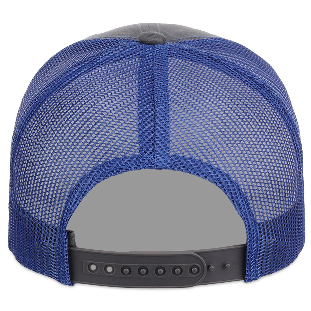 Crowns By Lids Slam Dunk Trucker Cap - Charcoal/Royal Blue