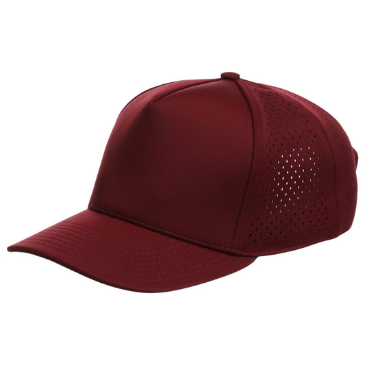 Crowns By Lids Tee Box 5-Panel Tech Cap - Maroon