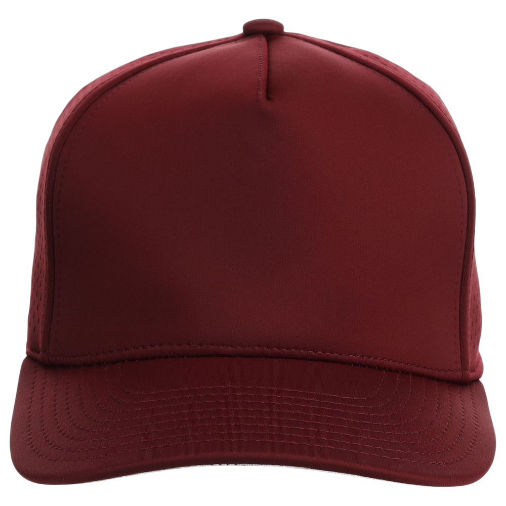 Crowns By Lids Tee Box 5-Panel Tech Cap - Maroon