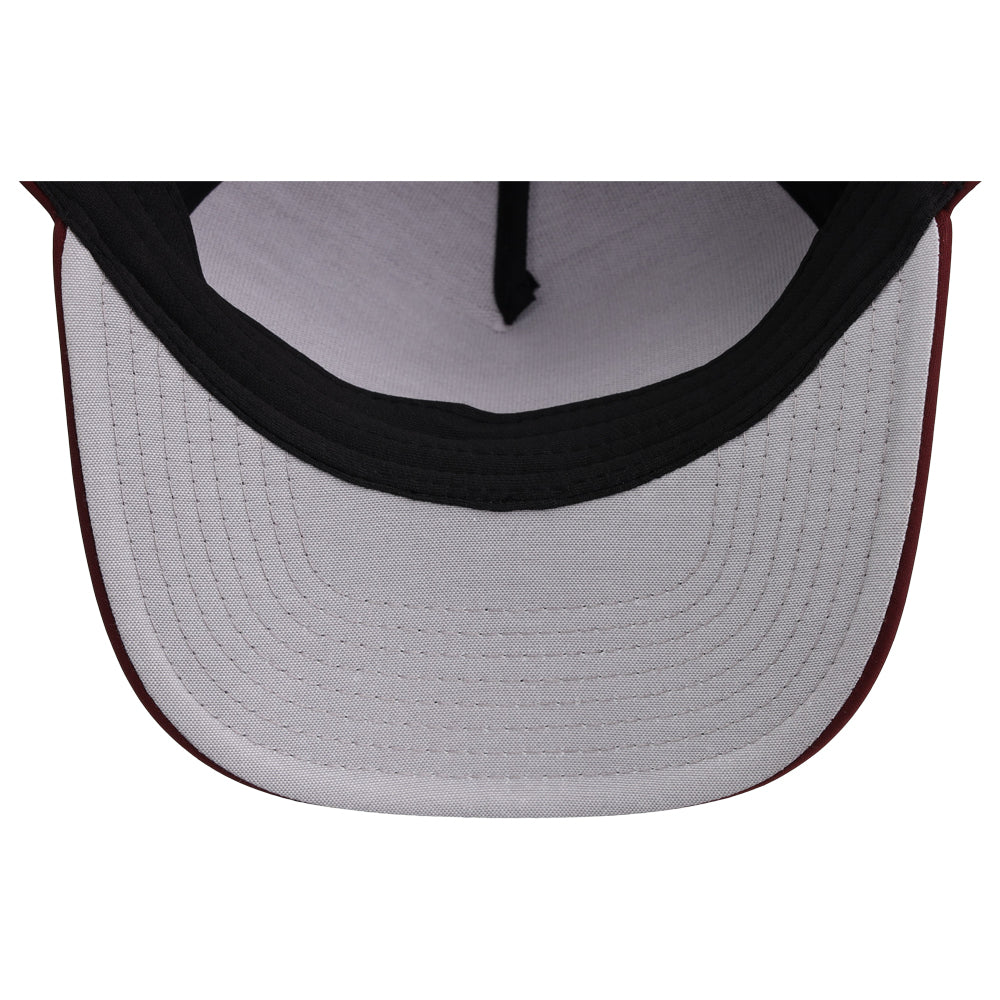 Crowns By Lids Tee Box 5-Panel Tech Cap - Maroon