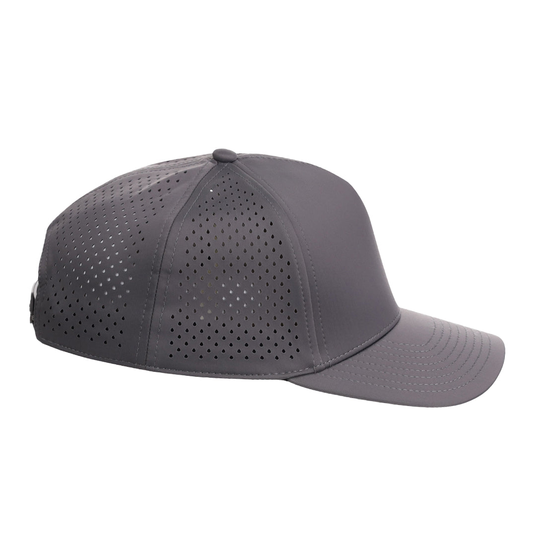 Crowns By Lids Tee Box 5-Panel Tech Cap - Charcoal
