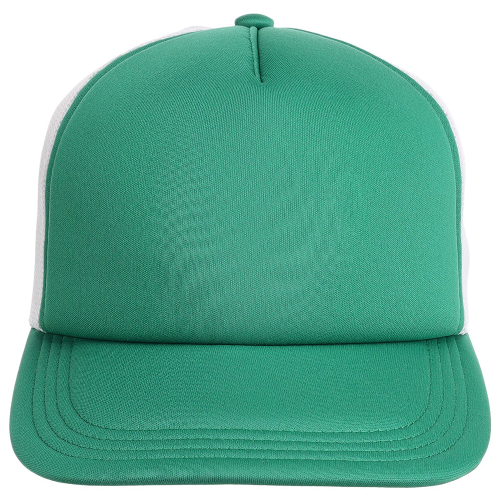 Crowns By Lids Screen Foam Trucker Cap - White/Green