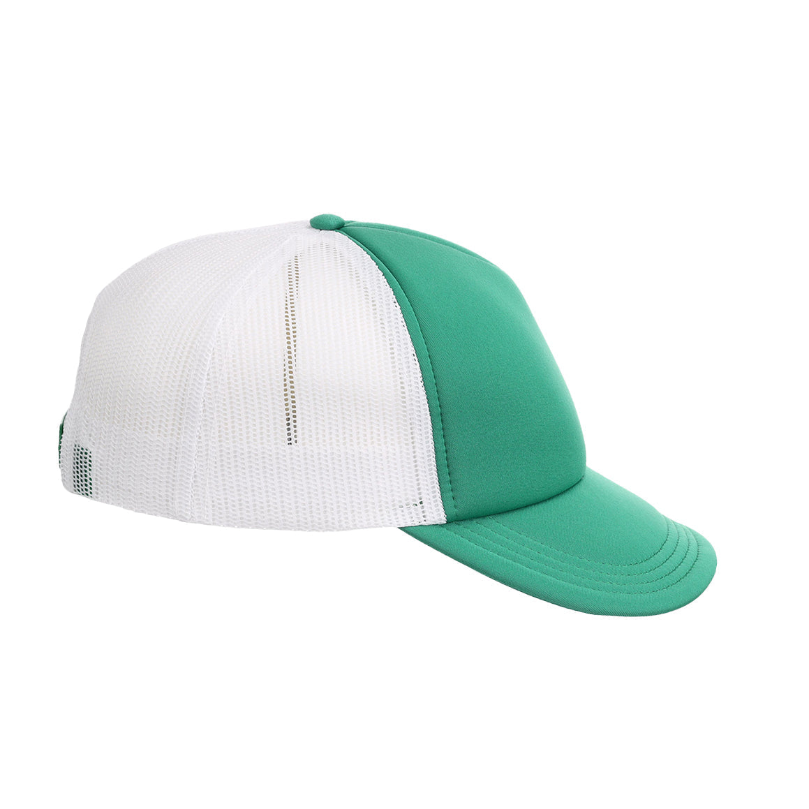 Crowns By Lids Screen Foam Trucker Cap - White/Green