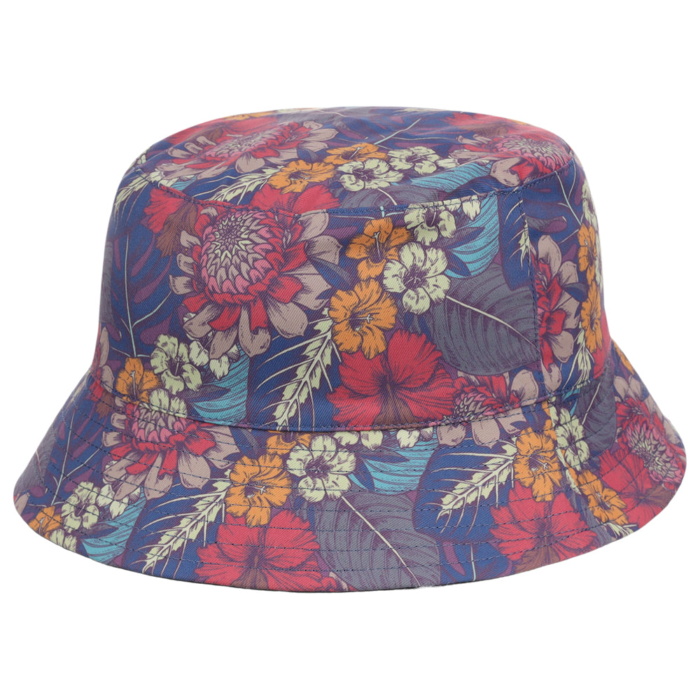 Crowns By Lids Tropical Bucket Hat - Purple/Blue