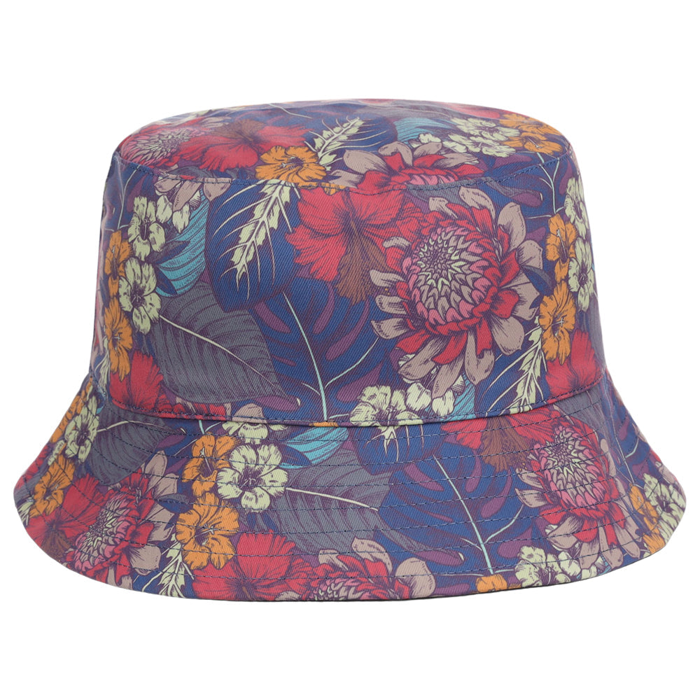 Crowns By Lids Tropical Bucket Hat - Purple/Blue