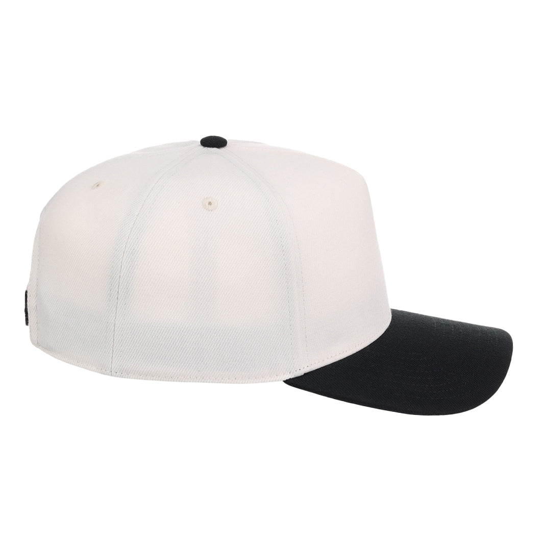 Crowns By Lids Hook Shot 2-Tone A-Frame Cap - Ivory/Black