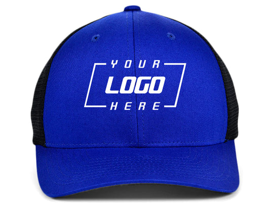 Flexfit Blank 110 Trucker - Royal Blue/Black