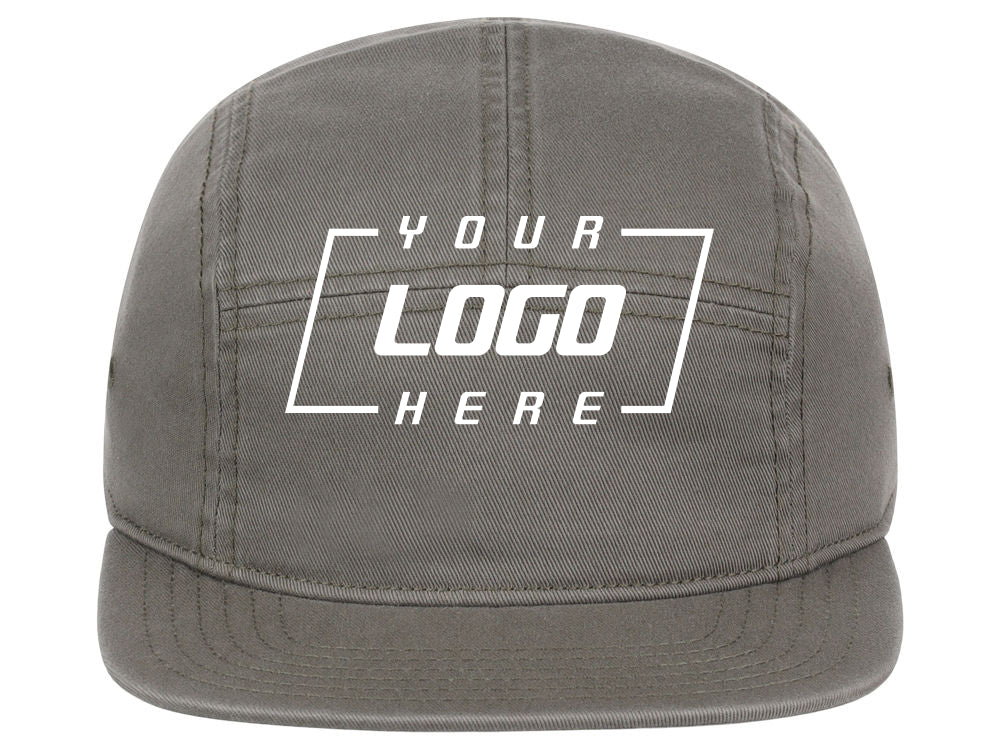 Crowns By Lids Camper 5-Panel Hat - Olive