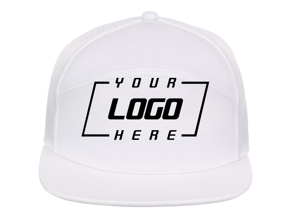Crowns By Lids Driver 6-Panel Tech Cap - White