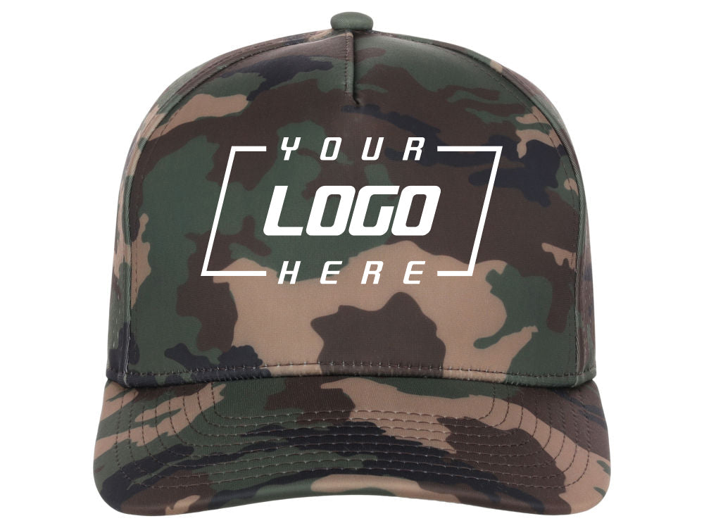 Crowns By Lids Tee Box 5-Panel Tech Cap - Camo