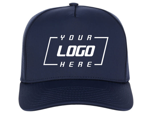 Crowns By Lids Tee Box 5-Panel Tech Cap - Navy