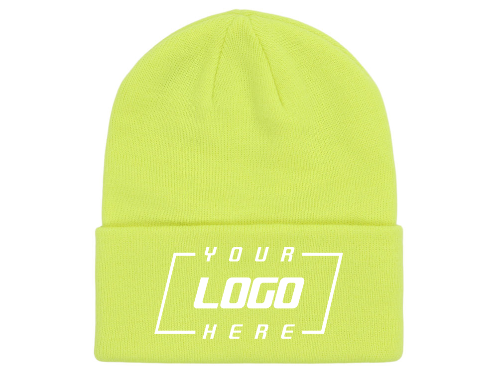 Crowns By Lids Turnover Cuff Knit - Yellow
