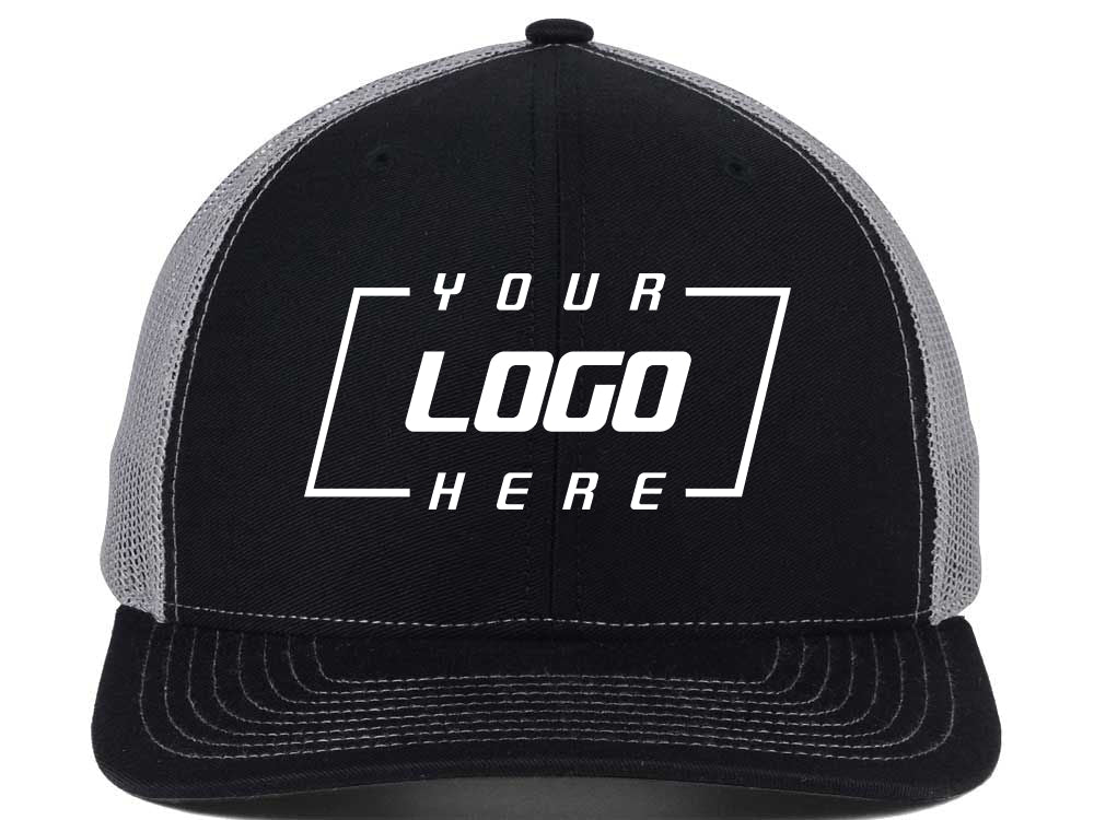 Richardson 112 Trucker - Black/Grey
