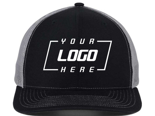 Richardson 112 Trucker - Black/Grey
