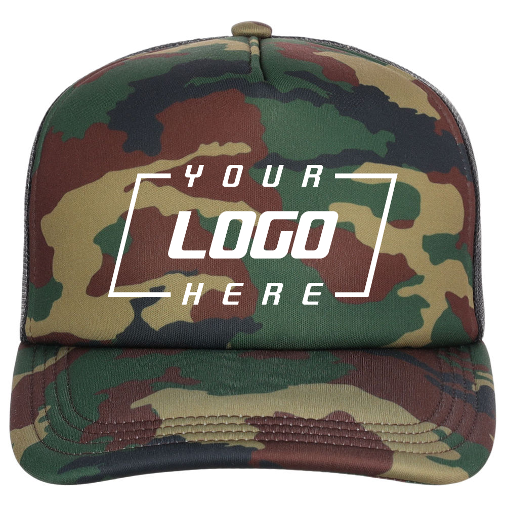 Crowns By Lids Screen Foam Trucker Cap - Camo